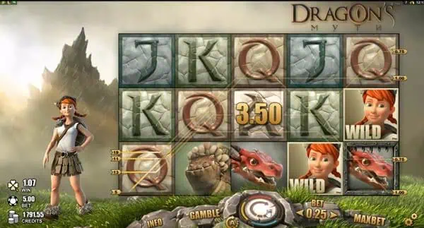 แนะนำเกมสล็อตความผันผวนต่ำ Dragon's Myth